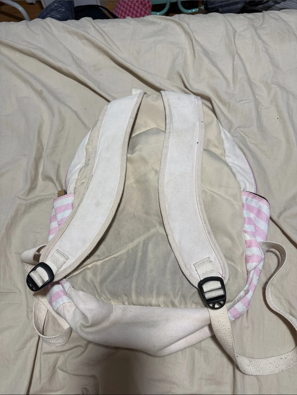 pink backpack